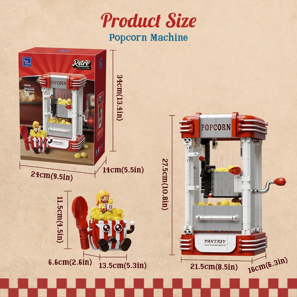 Pantasy Popcorn Machine (85046) building set - view 8