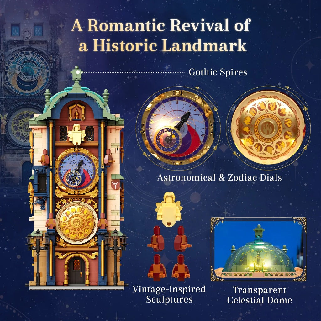 Pantasy Prague Astronomical Clock (85045) building set - view 3