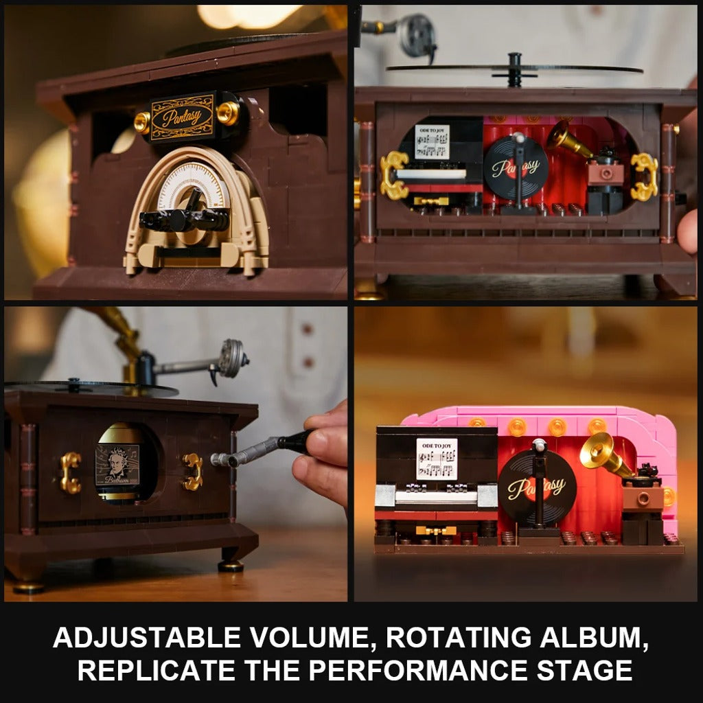 Pantasy Retro Gramophone (85009) building set - view 2