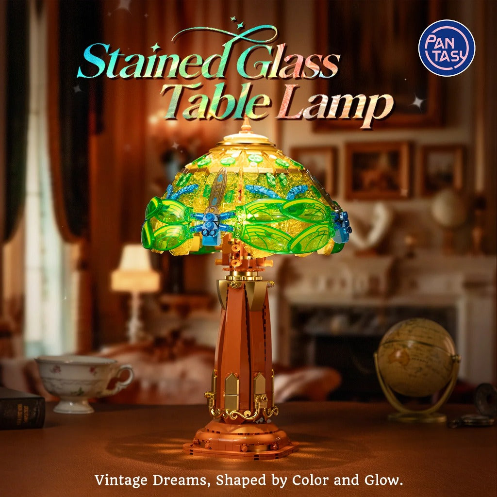 Pantasy Stained Glass Table Lamp (85042) building set - view 2