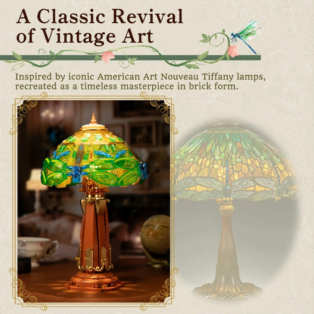 Pantasy Stained Glass Table Lamp (85042) building set - view 3