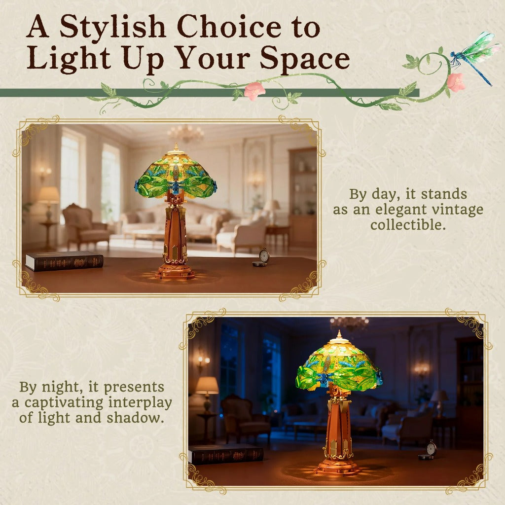 Pantasy Stained Glass Table Lamp (85042) building set - view 5