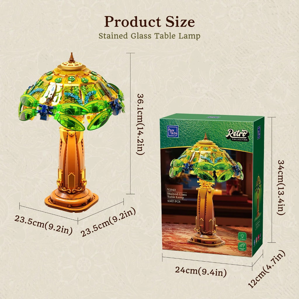 Pantasy Stained Glass Table Lamp (85042) building set - view 6