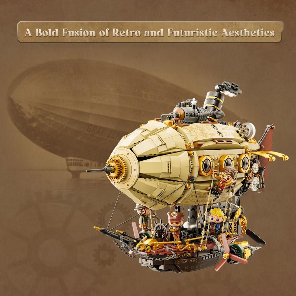 Pantasy Steampunk Airship (85021) building set - view 7