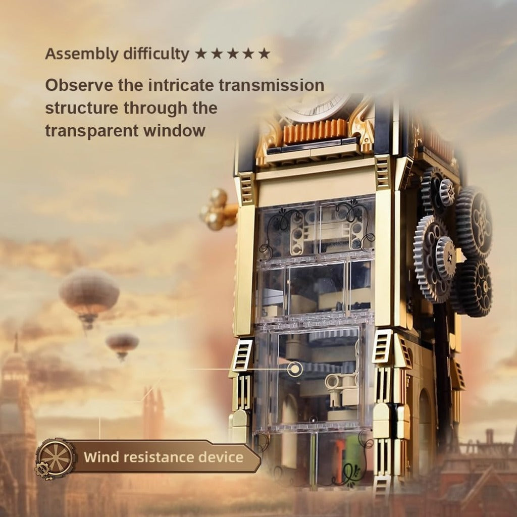 Pantasy Steampunk Clock Tower (85008) building set - view 4