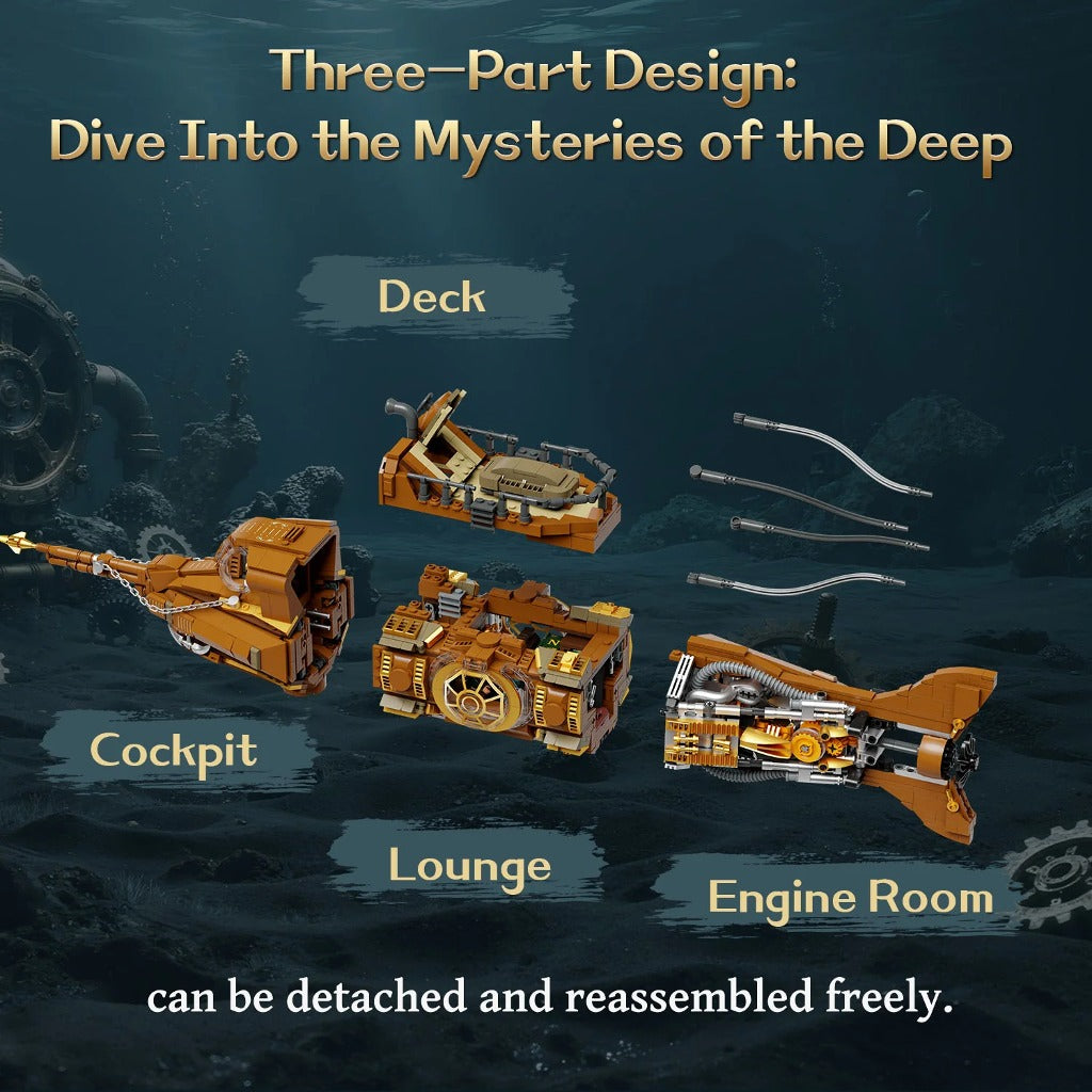 Pantasy Steampunk The Nautilus (85029) building set - view 4