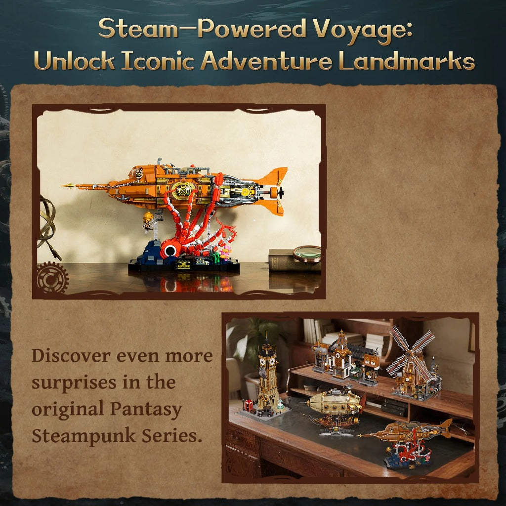 Pantasy Steampunk The Nautilus (85029) building set - view 7