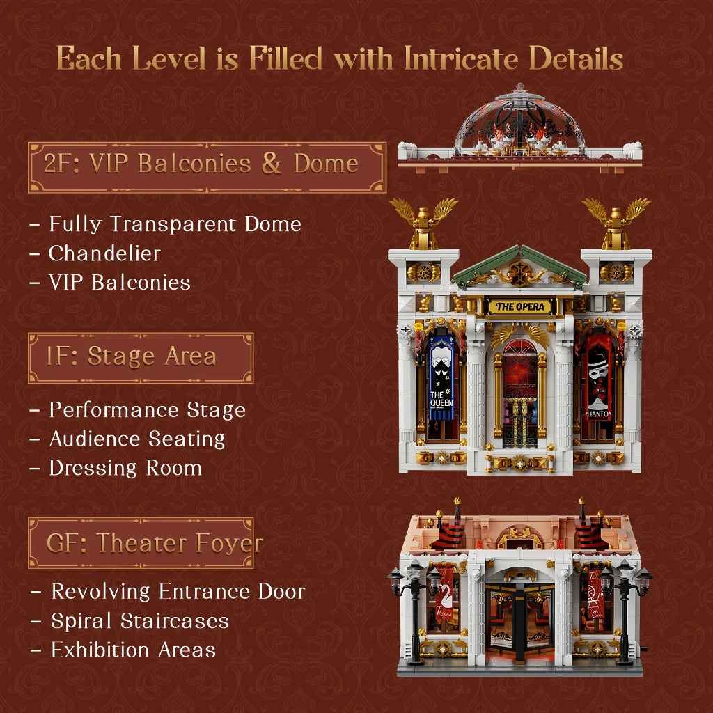 Pantasy The Opera (85019) building set - view 5