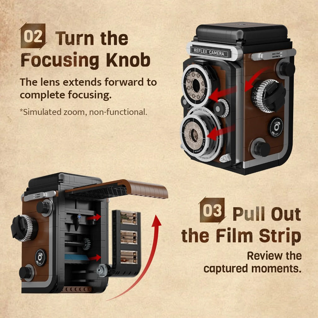 Pantasy Twin Lens Reflex Camera (85050) building set - view 5