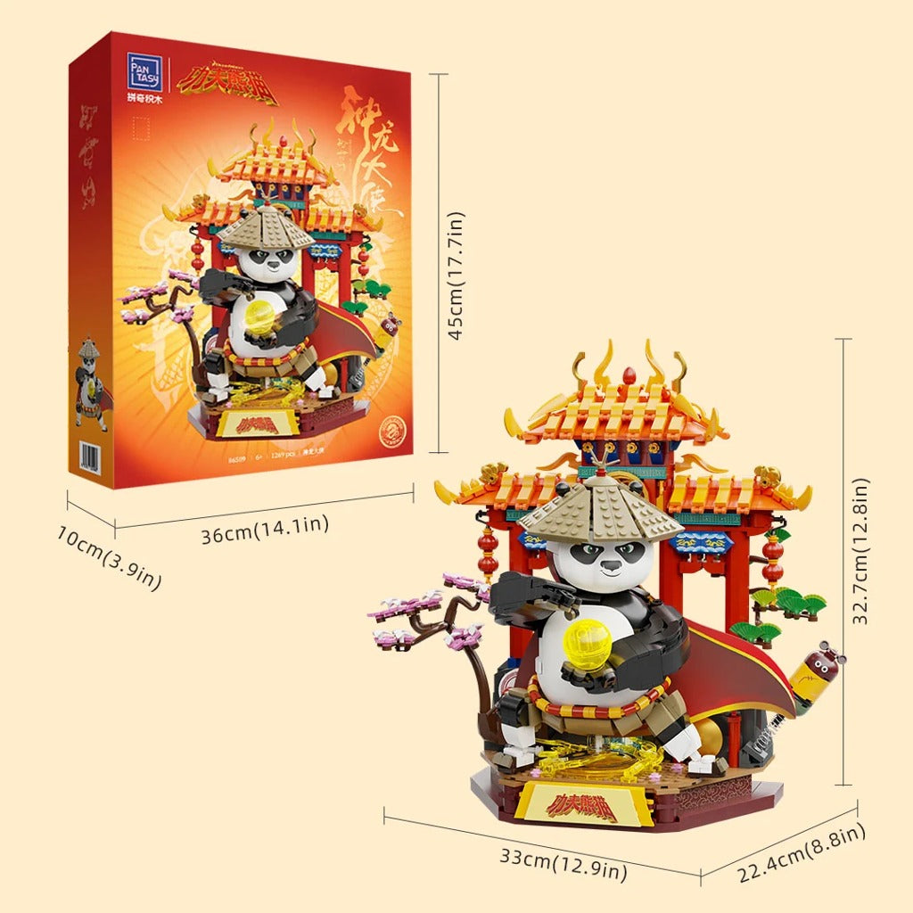 Pantasy x Kung Fu Panda Dragon Warrior (86509) building set - view 7