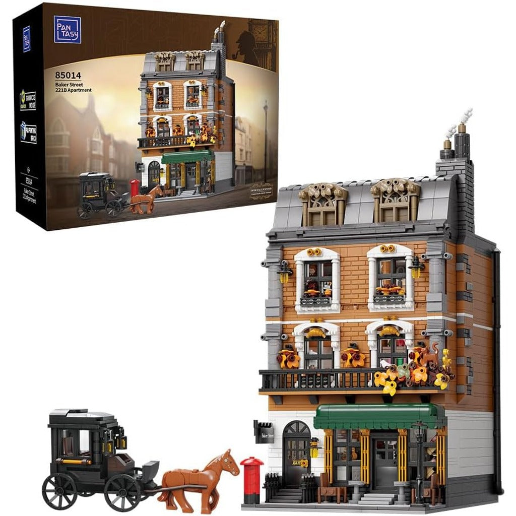 Pantasy x Sherlock Holmes Baker Street 221B Apartment (85014) building set