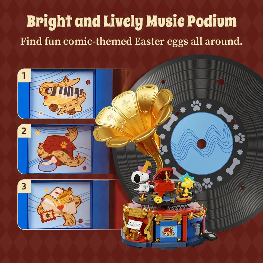 Pantasy x Snoopy Phonograph (86911) building set - view 7