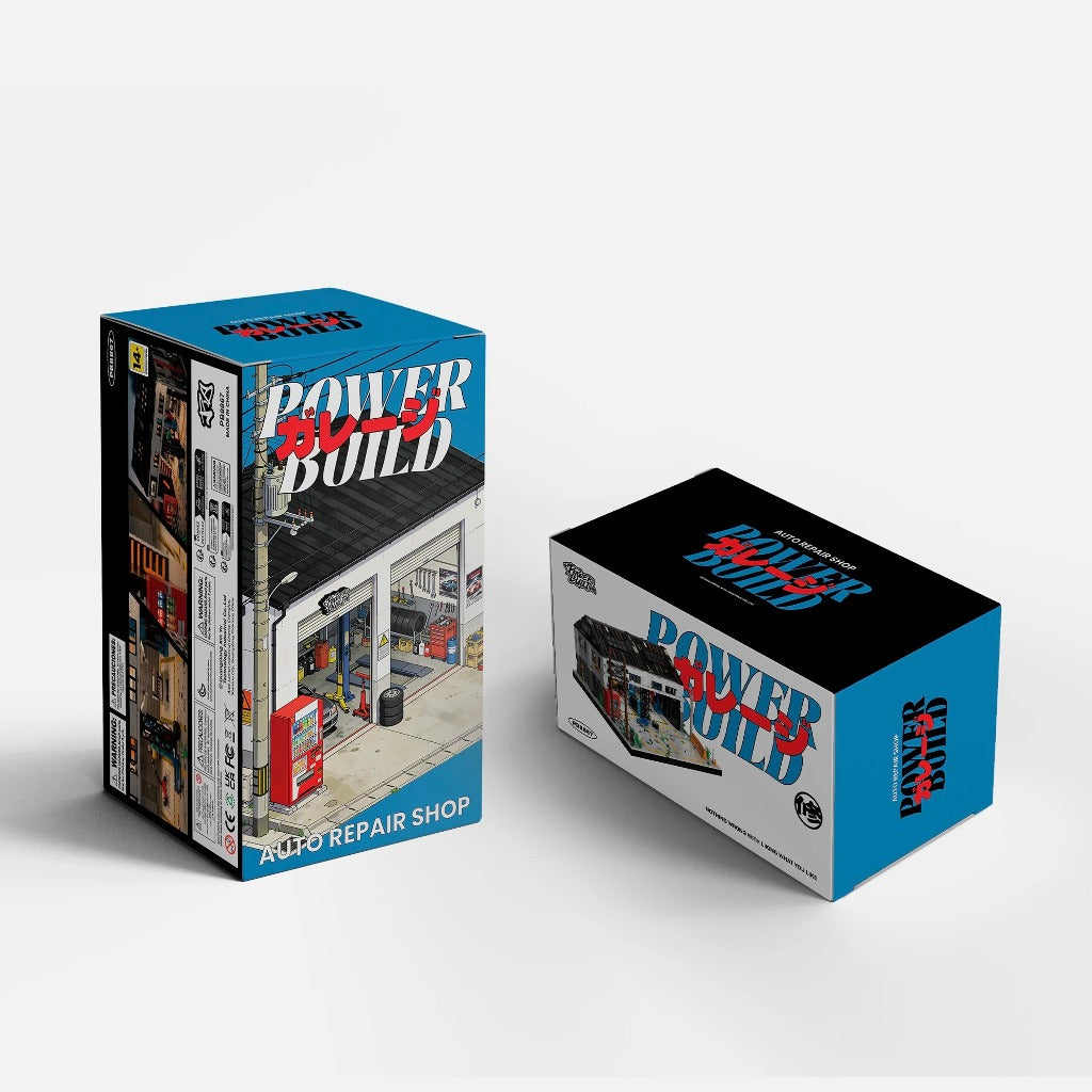 PowerBuild Auto Repair Shop building set - view 2