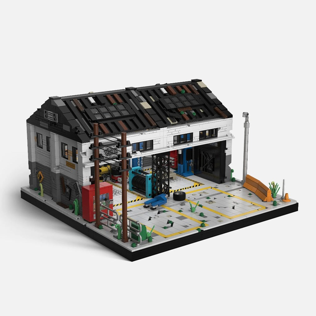 PowerBuild Auto Repair Shop building set