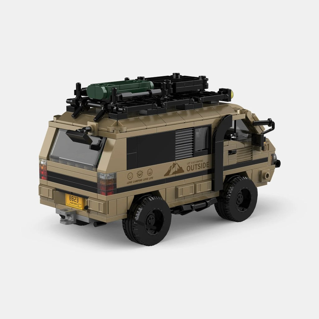 PowerBuild Retro 4x4 Camper Van building set - view 4