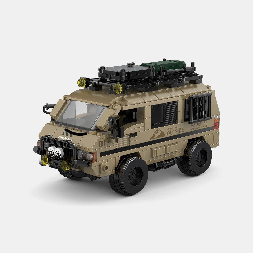 PowerBuild Retro 4x4 Camper Van building set