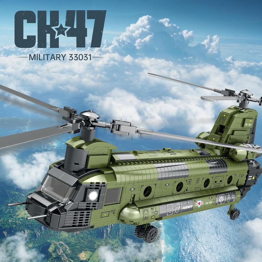 Reobrix CH-47 Transport Helicopter Chinook (33031) building set - view 3