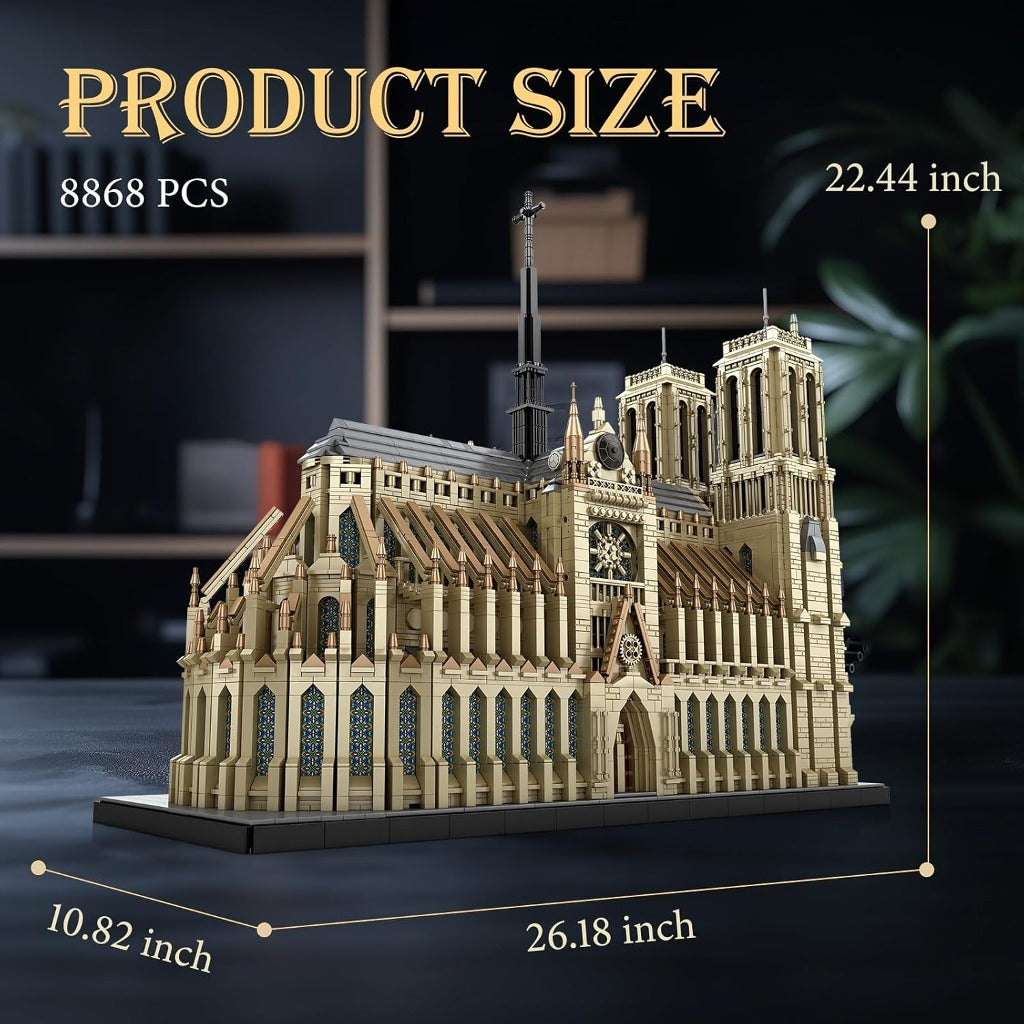 Reobrix Cathedral of Notre-Dame (66016) building set - view 4