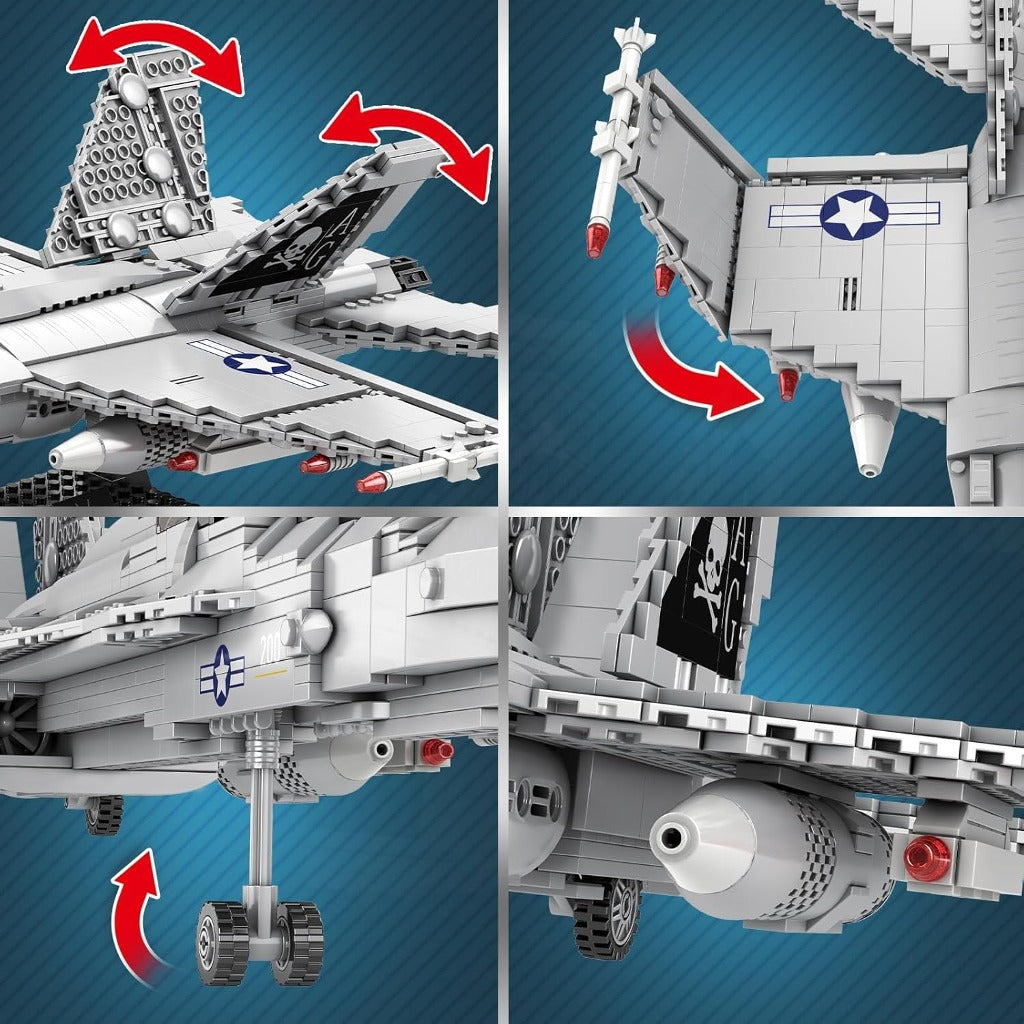 Reobrix F18 Hornet Strike Fighter (33022) building set - view 5