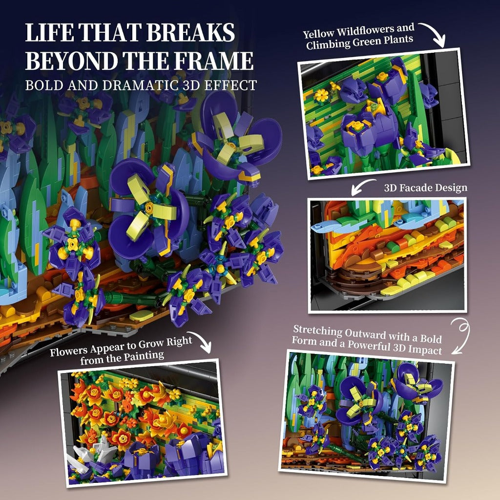 Reobrix Irises (66701) building set - view 2