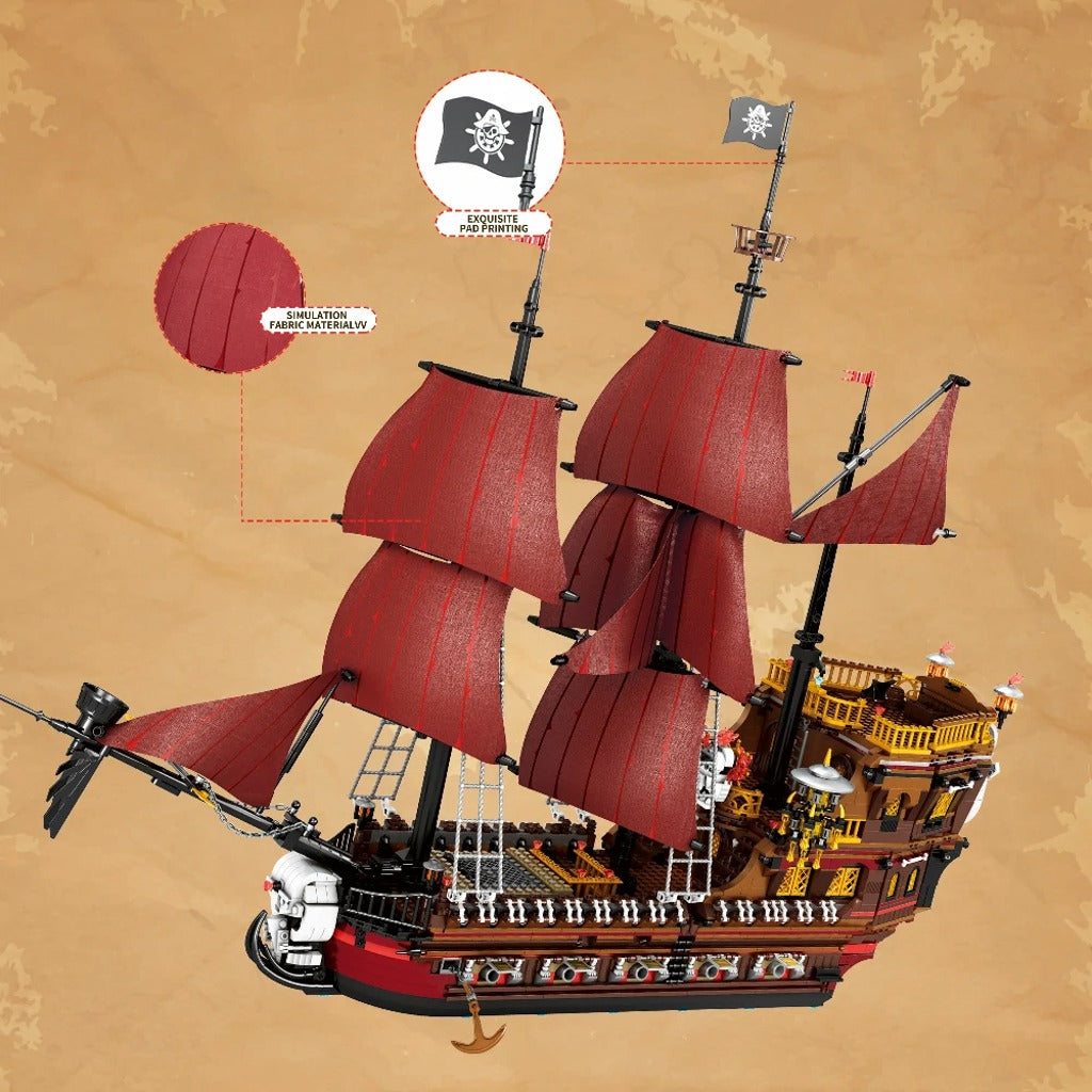 Reobrix Pirate Revenge-Model Ship (66010) building set - view 3
