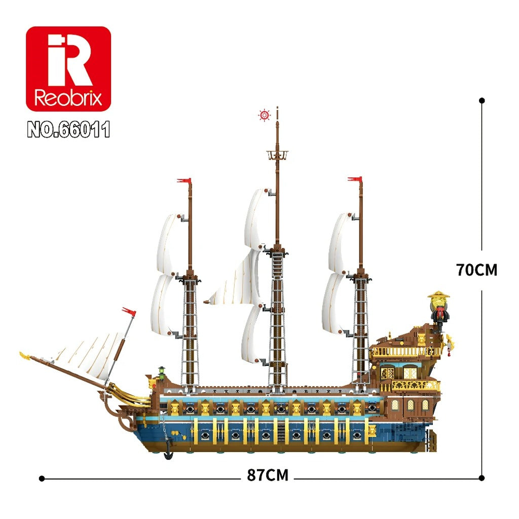 Reobrix The Royal Fleet: The Sun (66011) building set - view 2