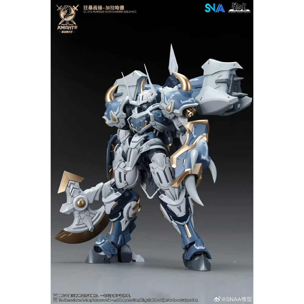 SNAA The Round Table Knights 1/144 Furious Warhammer Galahad Model Kit - view 3