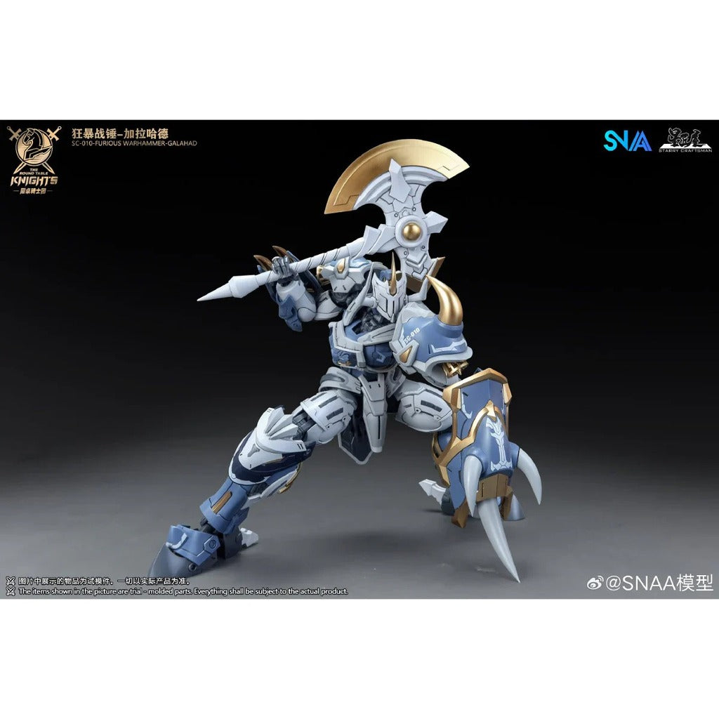 SNAA The Round Table Knights 1/144 Furious Warhammer Galahad Model Kit - view 5